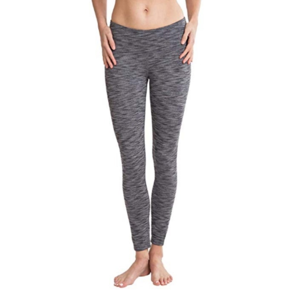 Tuff Athletics Women's Heather‎ Grey Activewear Leggings Size L Athletic Workout